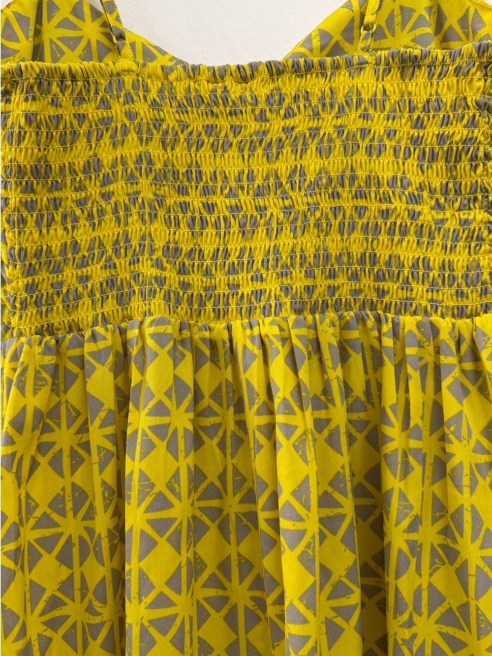 Roxy Yellow Geometric Mini Dress - Picture 9 of 15